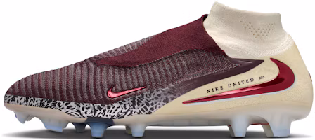 Nike United Phantom 6 High Elite FG 'Burgundy Crush Fossil University Red' IO8445-661 Nike United Phantom 6 High Elite FG 'Burgundy Crush Fossil University Red' IO8445-661