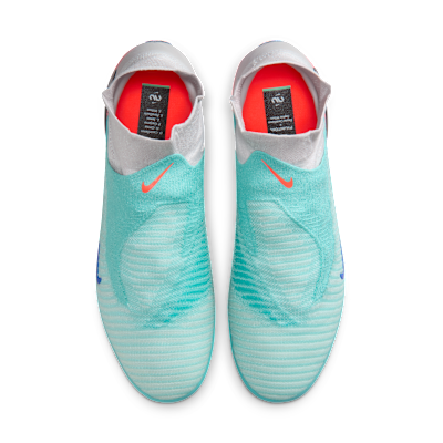 Shop 나이키 유나이티드 팬텀 6 하이 엘리트 피스타치오 프로스트/하이퍼 오렌지 IB2468-300