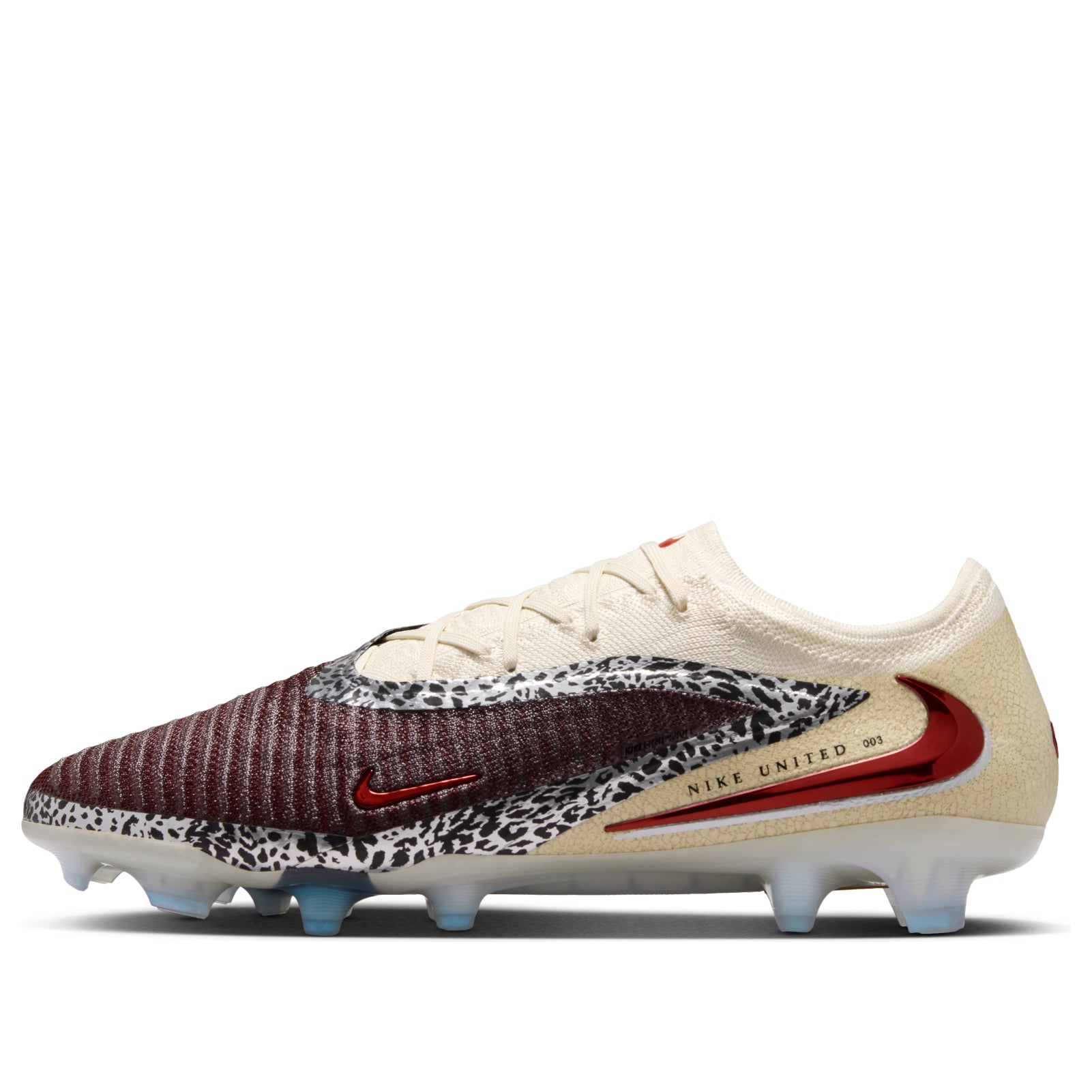Nike United Phantom 6 Low Elite FG 'Burgundy Crush Fossil University Red' IO8444-661