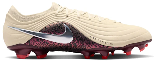 Nike United Tiempo Maestro Elite FG Low 'Fossil Burgundy Crush Metallic Silver' IO8457-201 Nike United Tiempo Maestro Elite FG Low 'Fossil Burgundy Crush Metallic Silver' IO8457-201