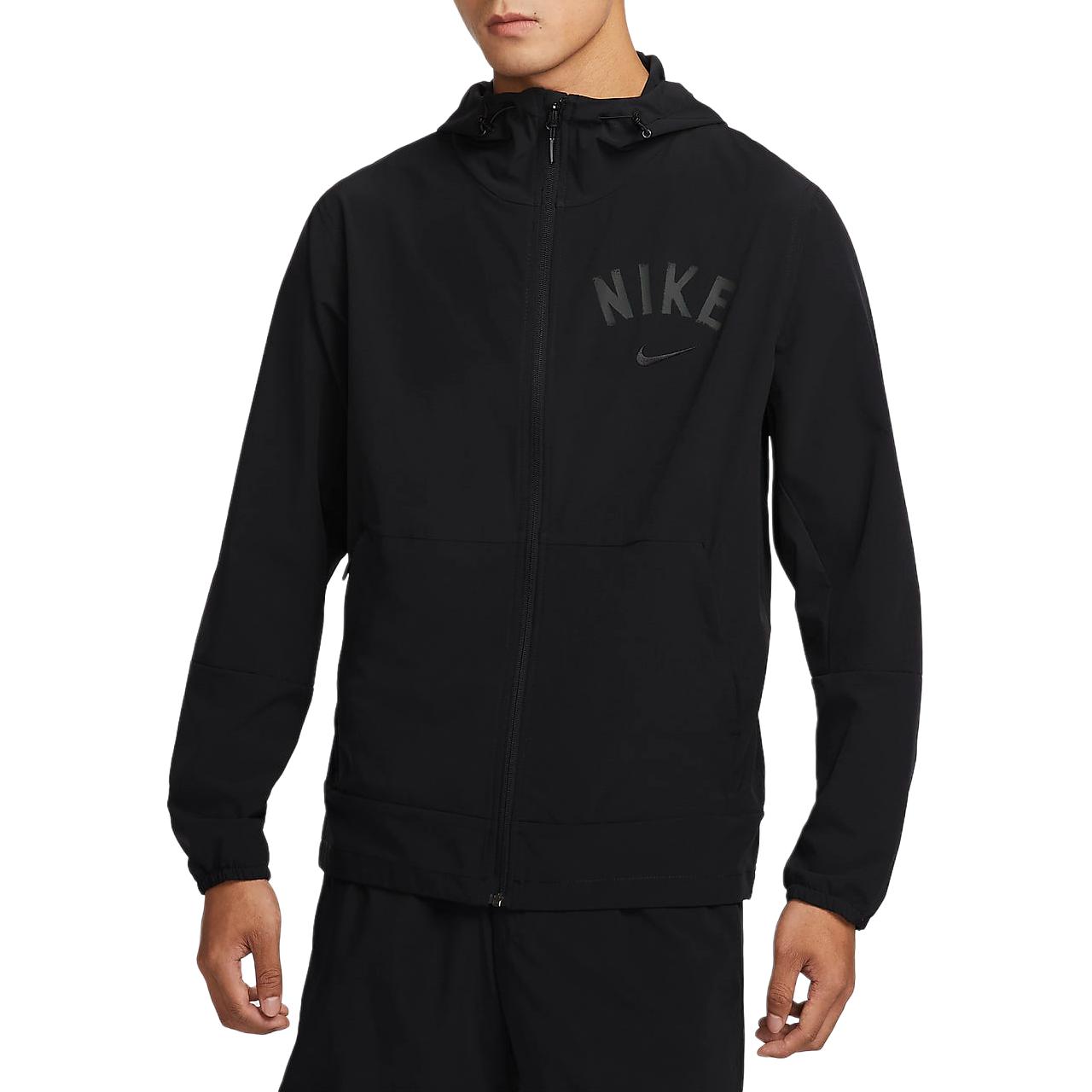 Nike Unlimited Swoosh Jacket Black/Cool Black Full-Zip Hoodie FZ1071-010