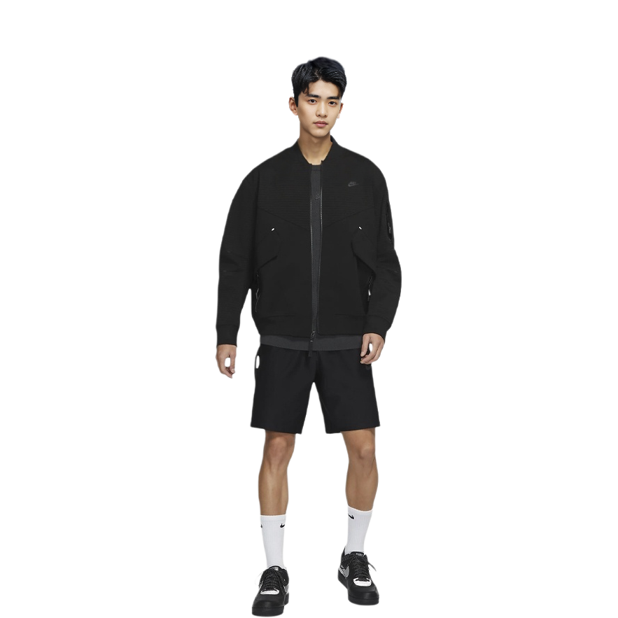 Order Chaqueta Nike Negra con Cremallera Ajuste Holgado Sin Forro. DM5502-010