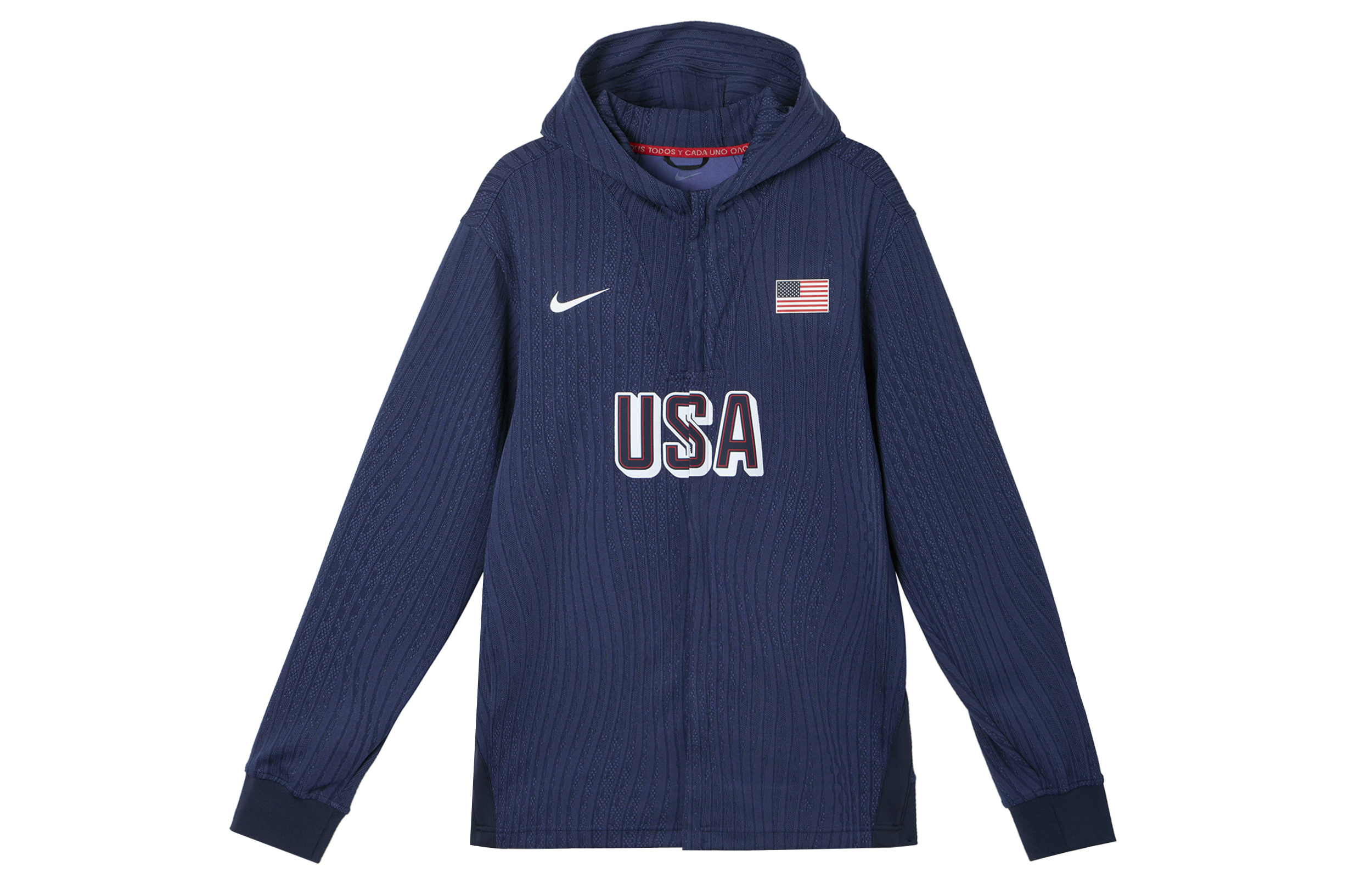 Nike USA Olympic Basketball Hoodie  Obsidian/White FQ0306-451