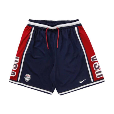 Nike USAB Basketball Pants Obsidian/Gym Red/White Olympic Series Sweat-Wicking FQ0328-451