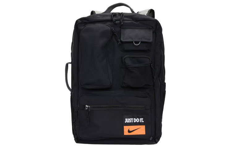 Nike Utility Elite Backpack Black - Casual Polyester Unisex Bag for Students. DQ5226-010