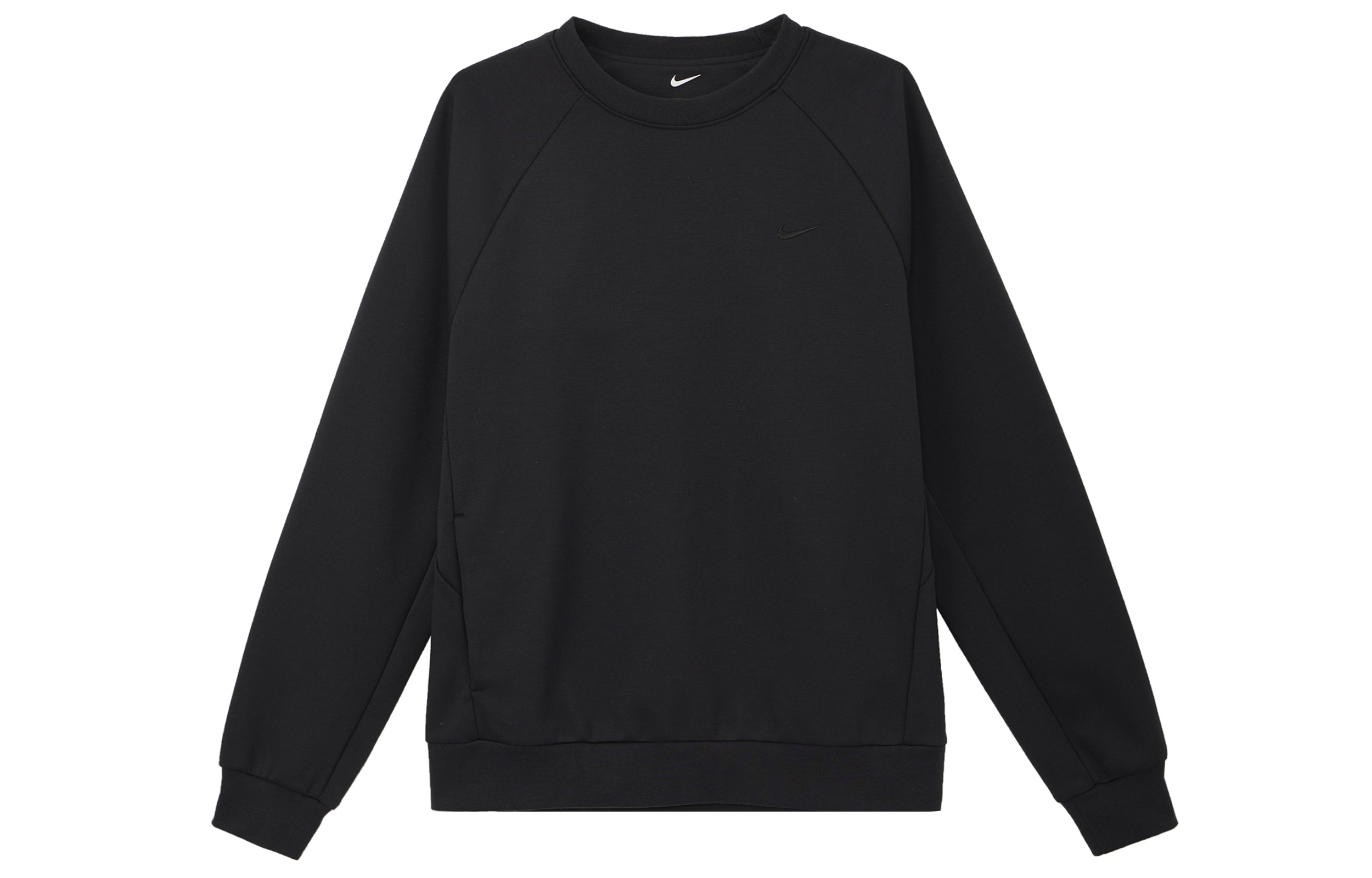 Nike UV Protection Dri-Fit Loose Fit Black Crewneck Pullover Sportswear FZ0972-010