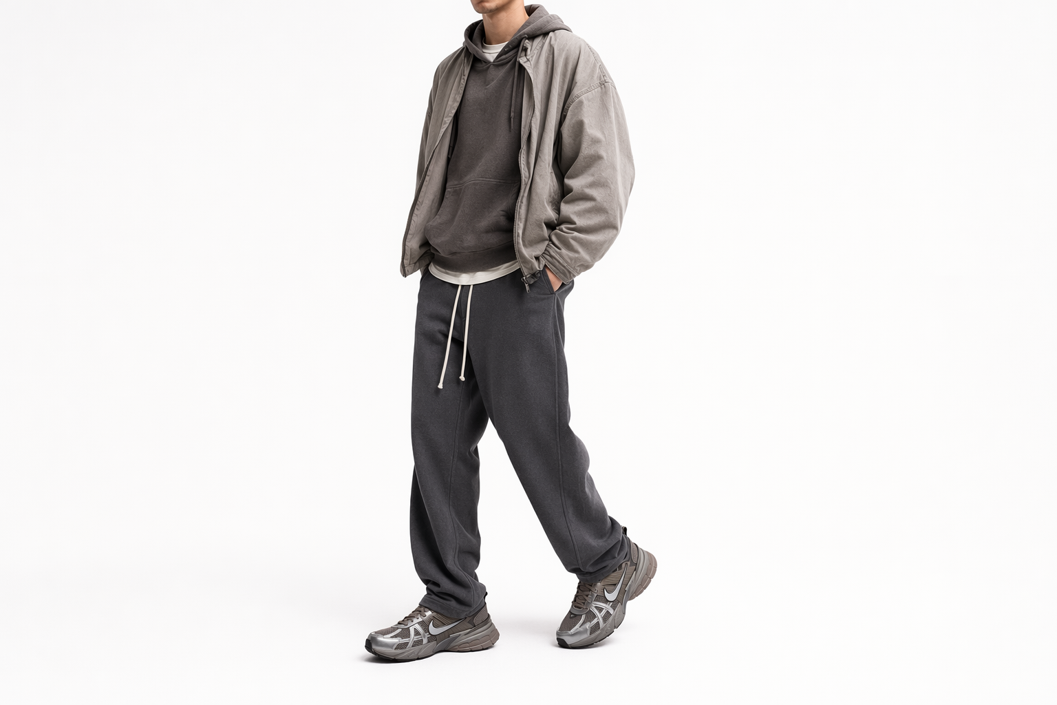 Order Nike V2K Run 'Cave Stone Silver Black' HQ1678-200