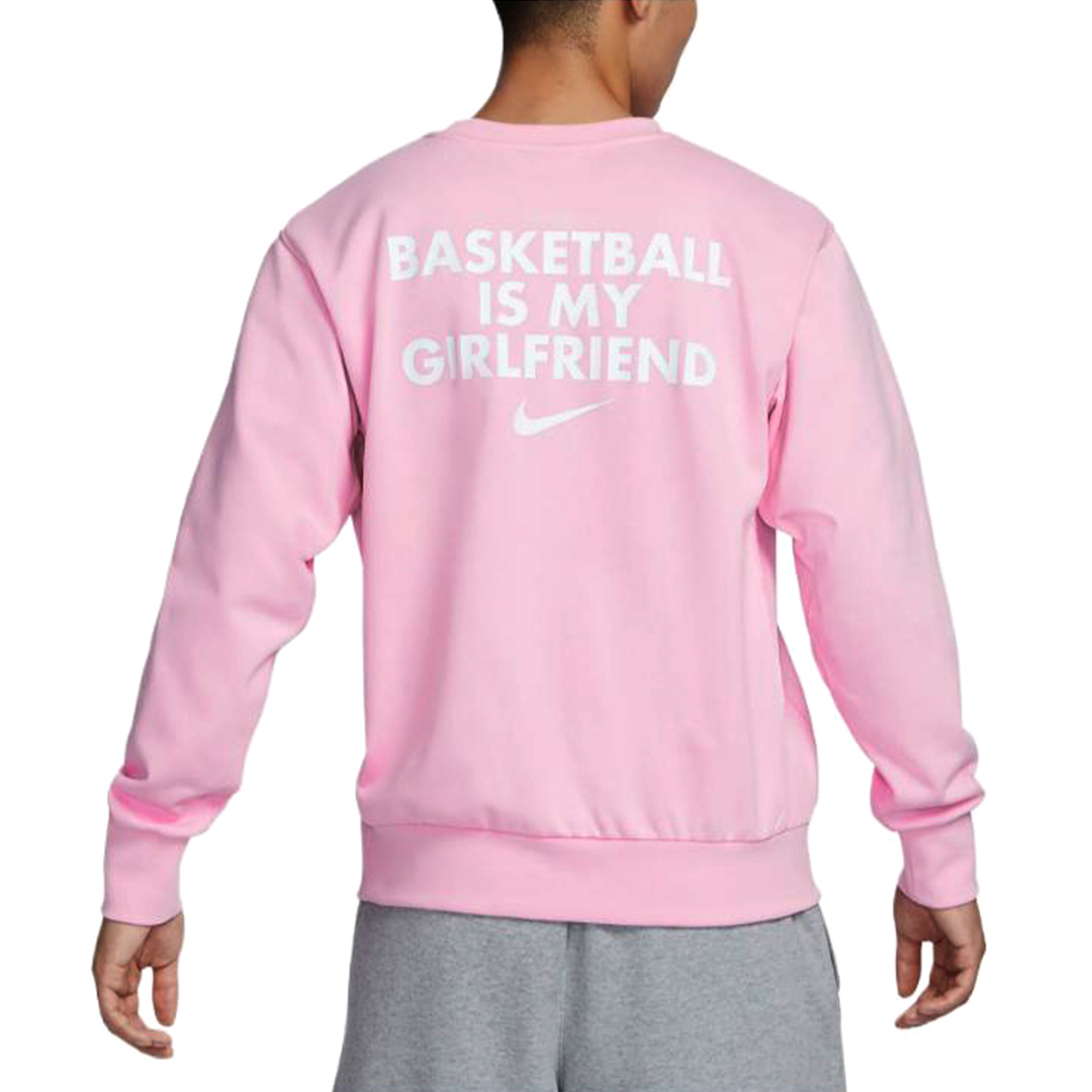 Details for Nike Valentine's Day Series Pink Retro Standard Issue Logo Sweatshirt FD9898-690
