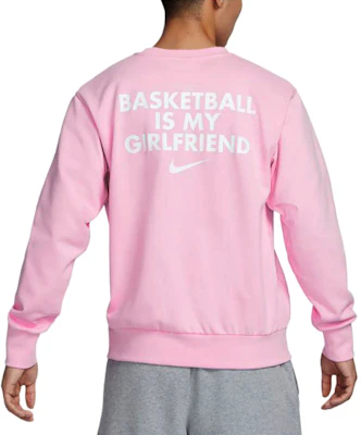 Nike Valentine's Day Series Pink Retro Standard Issue Logo Sweatshirt FD9898-690 Details for Nike Valentine's Day Series Pink Retro Standard Issue Logo Sweatshirt FD9898-690