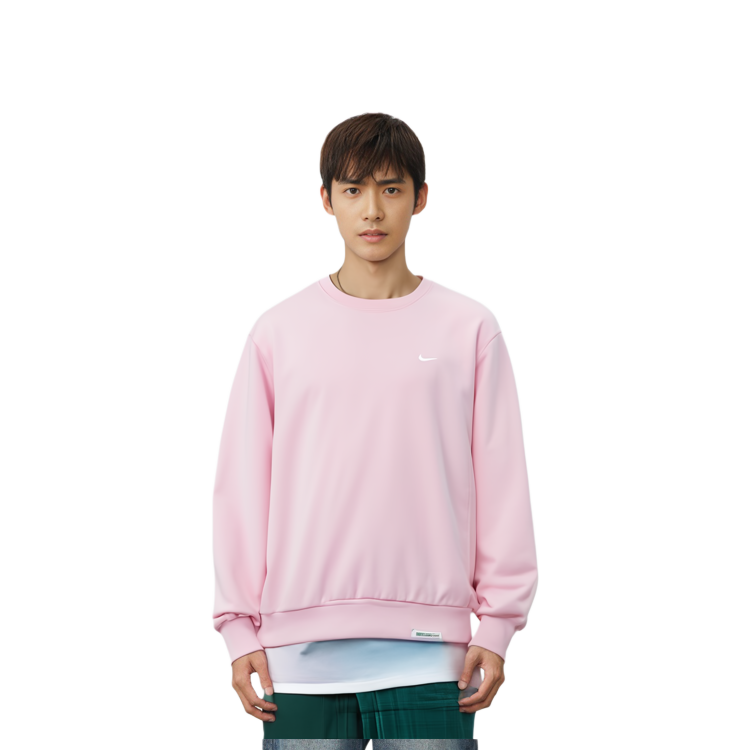 Sizing Nike Valentine's Day Series Pink Retro Standard Issue Logo Sweatshirt FD9898-690