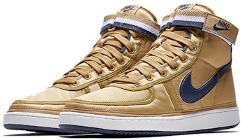 Nike Vandal High Supreme 'Emas dan Biru Tua' AH8652-700 Lookbook Nike Vandal High Supreme 'Emas dan Biru Tua' AH8652-700