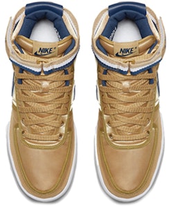 Nike Vandal High Supreme 'Emas dan Biru Tua' AH8652-700 Shop Nike Vandal High Supreme 'Emas dan Biru Tua' AH8652-700