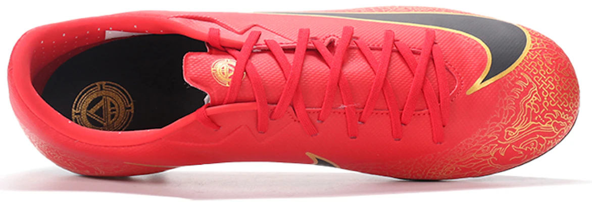 Nike Vapor 12 Academy CR7 AG R Red Black Gold AQ0336 601