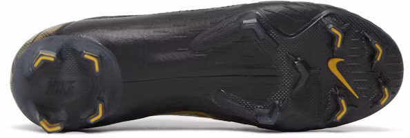 Shop Nike Vapor 12 刺客 12 Elite FG 硬地足球鞋 黑金