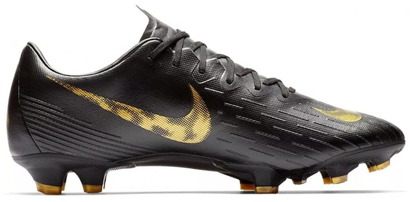 Nike Vapor 12 Pro FG 'Negro Metálico Oro Vivo' AH7382-077 Order Nike Vapor 12 Pro FG 'Negro Metálico Oro Vivo' AH7382-077
