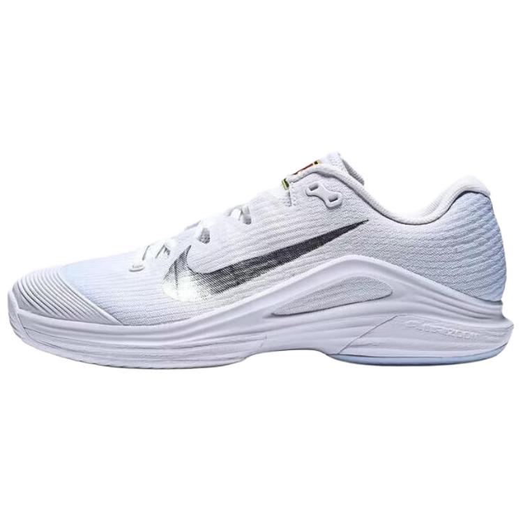 Nike Vapor 12 ZOOM HC White Low-Top Tennis Shoes Comfort Fit Hard Court IR8316-401