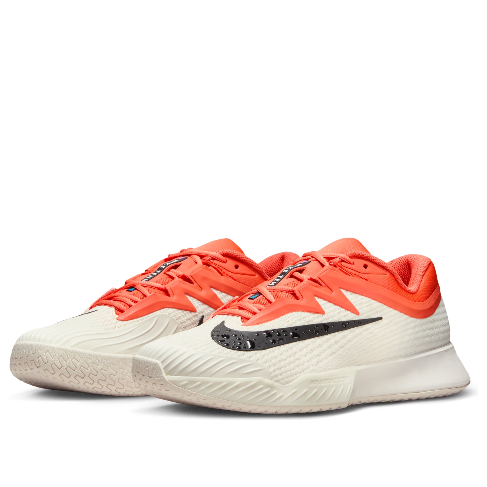 Shop Nike Court Air Zoom Vapor Pro 3 HC 米白草橙 网球鞋 IB6558-100