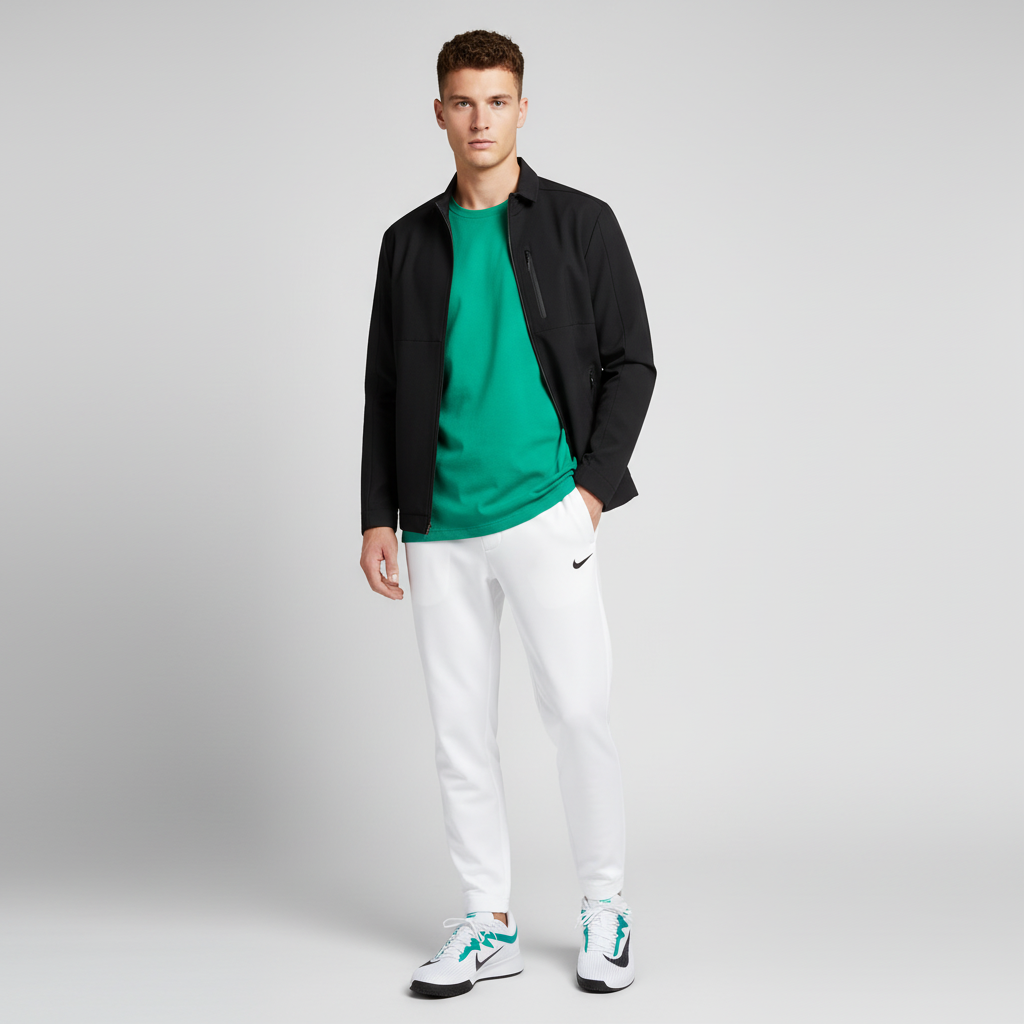 Lookbook Nike Vapor Pro 3 Putih/Radiant Emerald/Hitam FZ2161-104