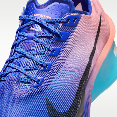 Sizing Nike Vaporfly 4 Bleu Racer/Bleu Éclair/Rose Atomique/Blanc IM8203-400