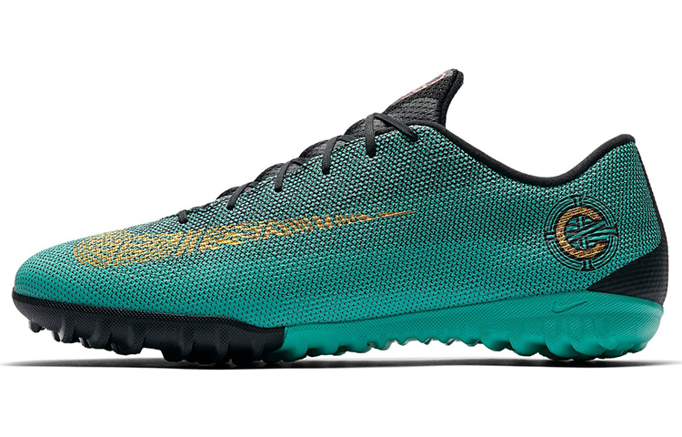 Nike VaporX 12 Academy CR7 TF 'Cristiano Ronaldo Green Black' AJ3732-390