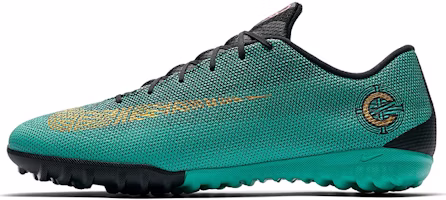 Nike VaporX 12 Academy CR7 TF 'Cristiano Ronaldo Green Black' AJ3732-390 Nike VaporX 12 Academy CR7 TF 'Cristiano Ronaldo Green Black' AJ3732-390