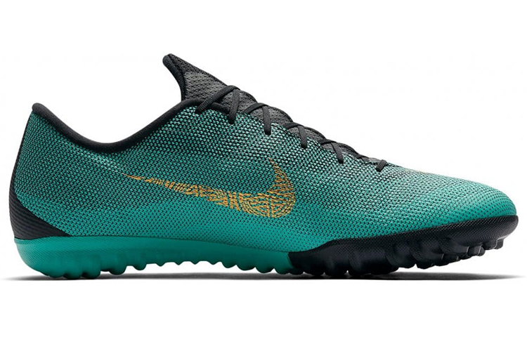 Nike VaporX 12 Academy CR7 TF 'Cristiano Ronaldo Green Black' 圖 2