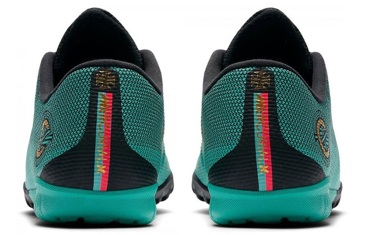Nike VaporX 12 Academy CR7 TF 'Cristiano Ronaldo Green Black' 圖 5