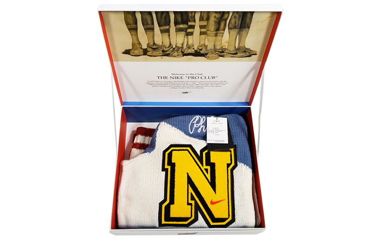 Shop Nike Varsity Knit Patch Zip Cardigan Sweater Blue White - US Edition BV4615-110