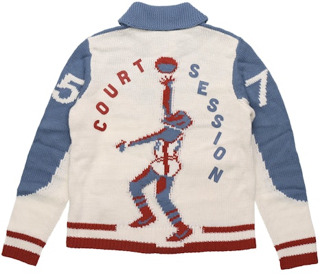 Nike Varsity Zip-Up Knit Cardigan Sweater Asia Blue/White BV4616-110 Lookbook Nike Varsity Zip-Up Knit Cardigan Sweater Asia Blue/White BV4616-110