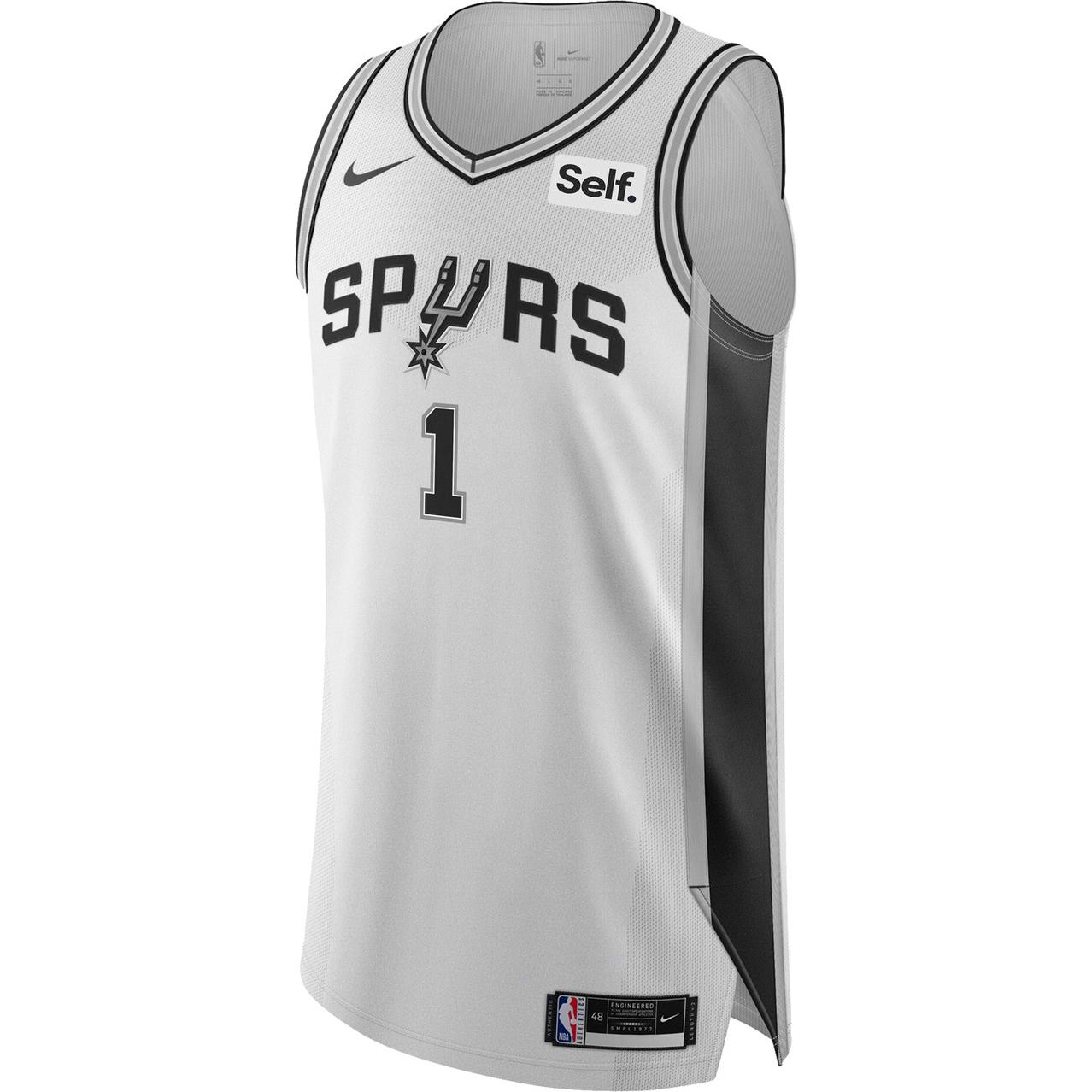 Nike Victor Wembanyama San Antonio Spurs White Basketball Jersey for Men. CW3291-101