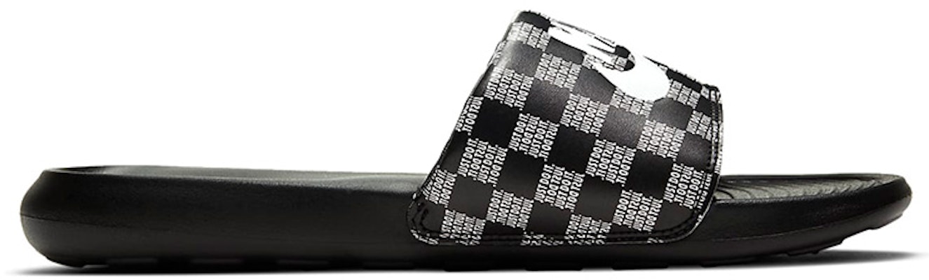 ナイキ ビクトリー ワン プリント スライド "Just Do It チェッカー" CN9678-004 Order ナイキ ビクトリー ワン プリント スライド "Just Do It チェッカー" CN9678-004