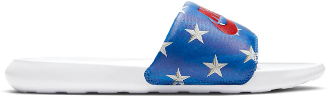 Order Nike Victori One Slide Print 藍白紅 拖鞋