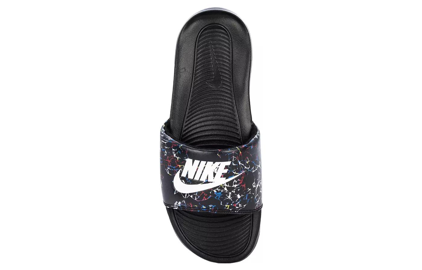 Shop Nike Victori One Chanclas Estampadas 'Negro' CN9678-013