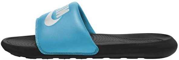 Nike Victori One Slide 'Black Chlorine Blue' CN9675-009 Nike Victori One Slide 'Black Chlorine Blue' CN9675-009