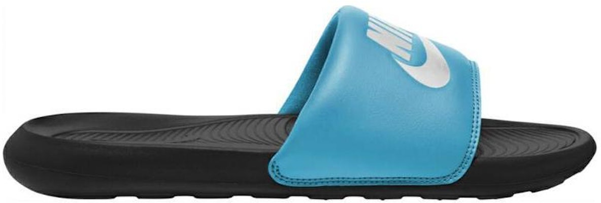 耐吉 Victori One 拖鞋 '黑色氯藍' CN9675-009 Order 耐吉 Victori One 拖鞋 '黑色氯藍' CN9675-009