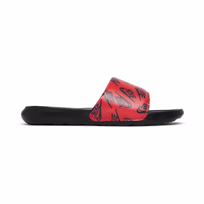 Nike Victori One Slide 'Repeat Logo - Black University Red'