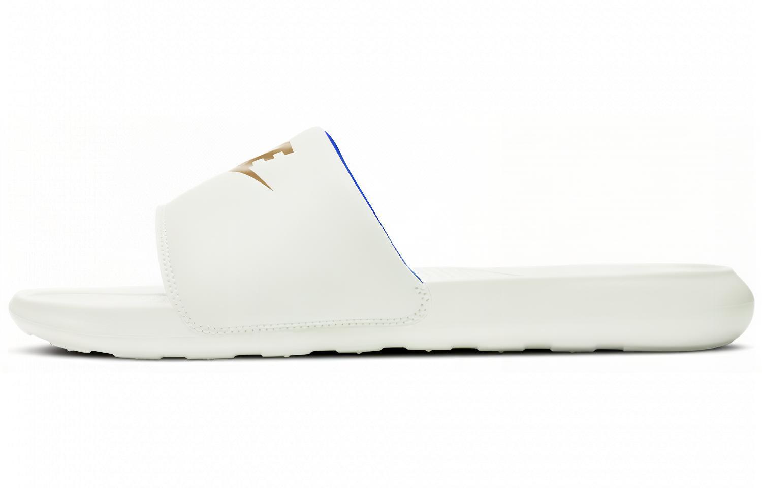 Nike Victori One Slide 'Summit White Metallic Gold' CN9675-105