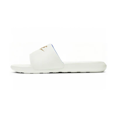 Nike Victori One Slide 'Summit White Metallic Gold'