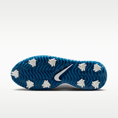 Order Nike Victory Pro 4 Zapatos de Golf Blanco/Azul Costa/Plata Metálico/Obsidiana HM9220-104