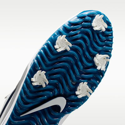 Sizing Nike Victory Pro 4 Zapatos de Golf Blanco/Azul Costa/Plata Metálico/Obsidiana HM9220-104