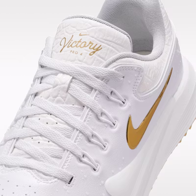 Nike Victory Pro 4 Golf Shoes White/Metallic Gold IQ6775-100 Cheap Nike Victory Pro 4 Golf Shoes White/Metallic Gold IQ6775-100
