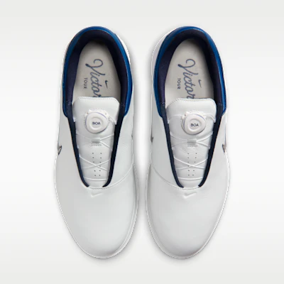Zapatos de Golf Nike Victory Tour 4 BOA Blanco/Azul Corto/Plateado Metálico HM6545-102 Shop Zapatos de Golf Nike Victory Tour 4 BOA Blanco/Azul Corto/Plateado Metálico HM6545-102