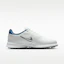 Lookbook Zapatos de Golf Nike Victory Tour 4 Blanco Summit/Azul Corte/Plateado Metálico FZ4155-103