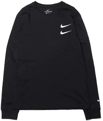 Camiseta Nike Vintage Negro de Manga Larga con Doble Swoosh y Diseño Gráfico. CK2260-010 Buy Camiseta Nike Vintage Negro de Manga Larga con Doble Swoosh y Diseño Gráfico. CK2260-010