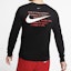 Purchase Camiseta Nike Vintage Negro de Manga Larga con Doble Swoosh y Diseño Gráfico. CK2260-010