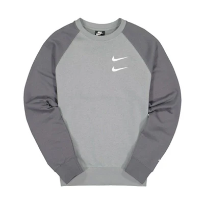 Nike Vintage Retro Crewneck Sweatshirt Grey Long Sleeve CJ4872-073