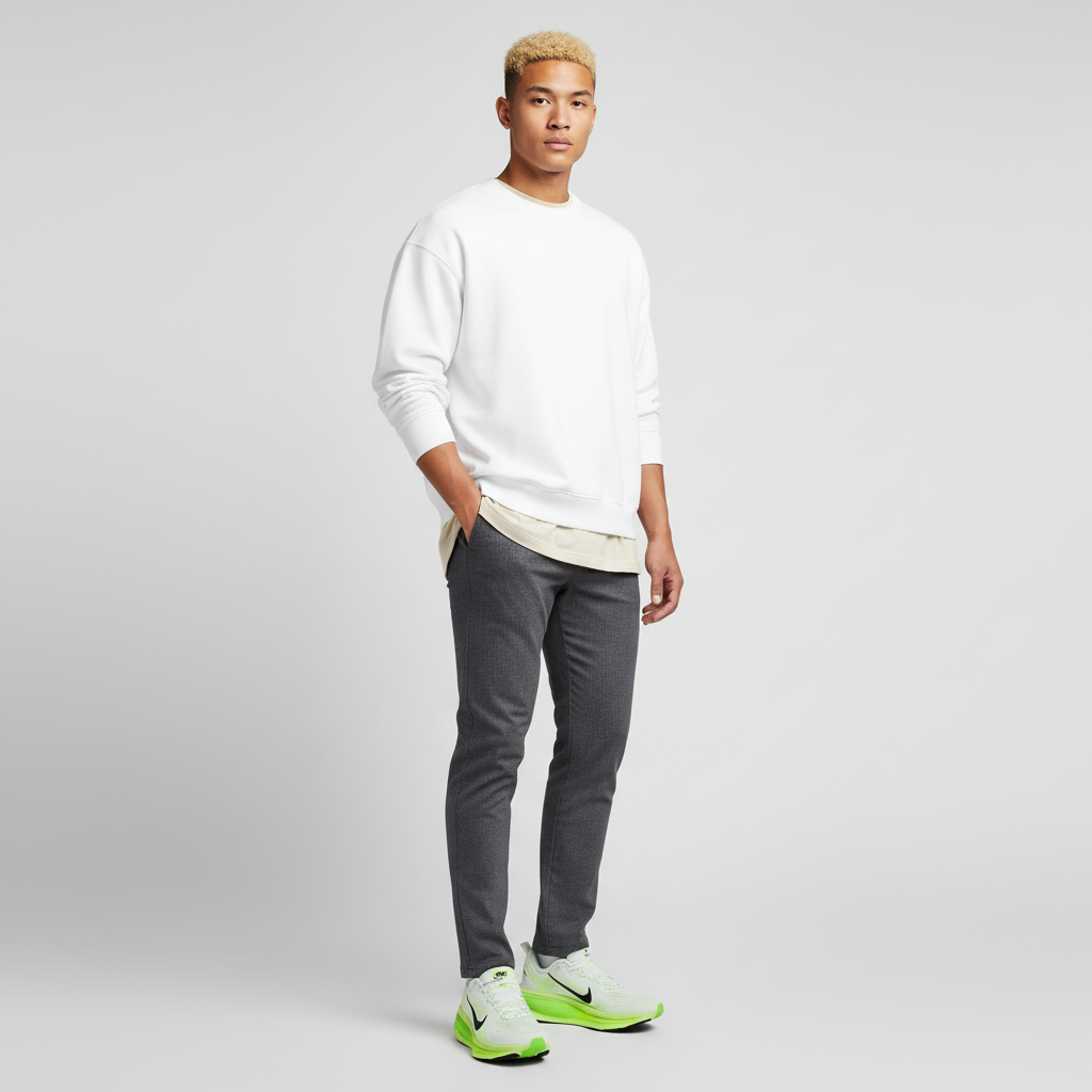 Lookbook Nike Vomero 18 'Hijau Elektrik' HM6803-100