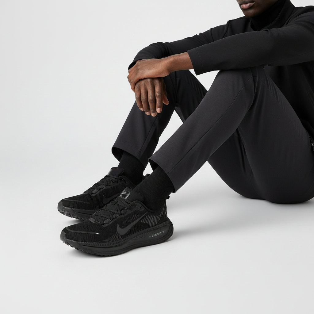 Order Nike Vomero 18 'Triple Black' Hitam Penuh HM6803-005