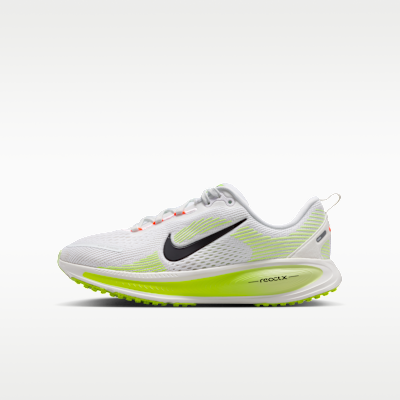 (Youth) Nike Vomero 18 White/Bolt/Barely Bolt/Black HQ2157-110