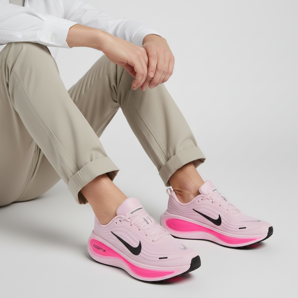 Order Nike Vomero Plus Pink Foam/Hyper Pink/Pink Beam/Hitam HV8150-602